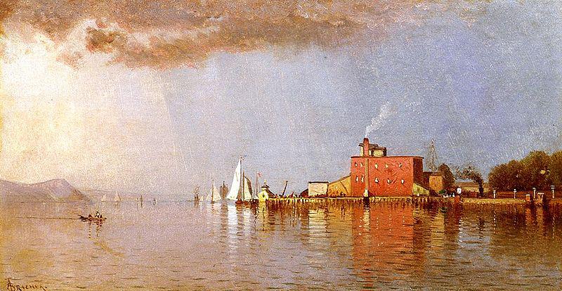 Alfred Thompson Bricher Along the Hudson